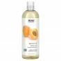 Abrikozenpitolie – 473 ml – 100% Pure Koudgeperste Olie voor Huid en Haar - NOW Foods