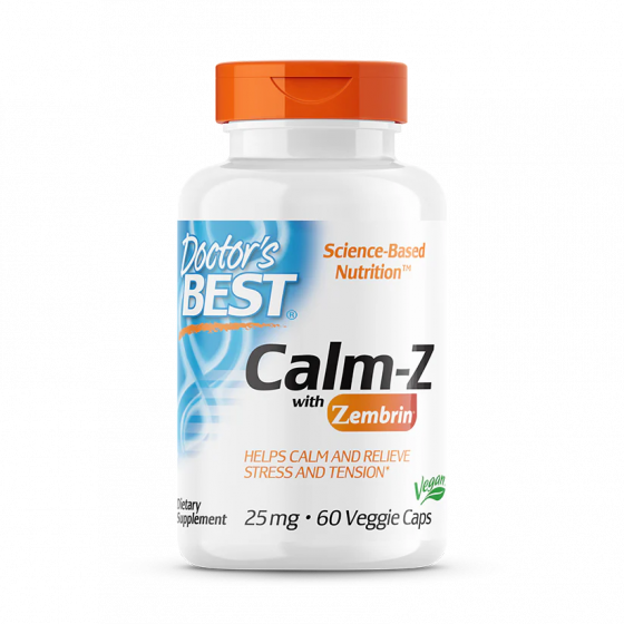 Doctor's Best - Calm-Z with Zembrin - 25 mg -  60 v-caps