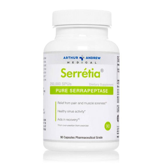 Arthur Andrew - Serretia – 90 caps. (500mg - 250.000spu)