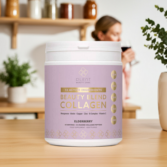 Plent Beauty Blend - Collageen - Elderberry - 40 doseringen