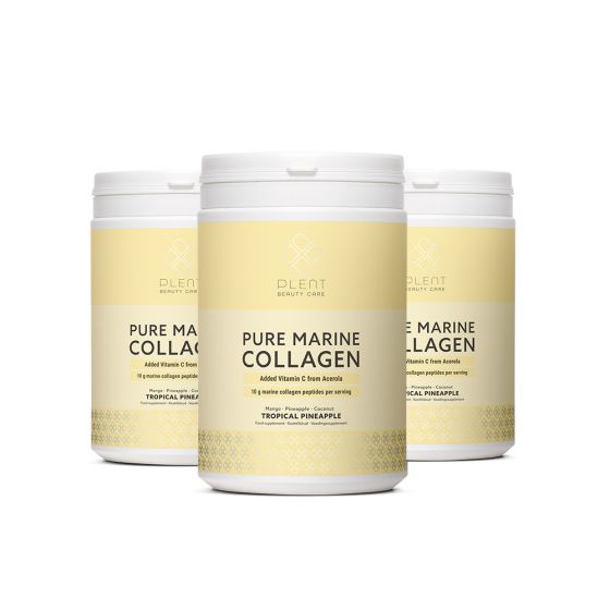 plent beauty care bundle of 3 - tropical pineapple
