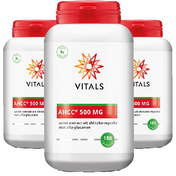Vitals - AHCC - 3 x 180 caps Voordeelpakket