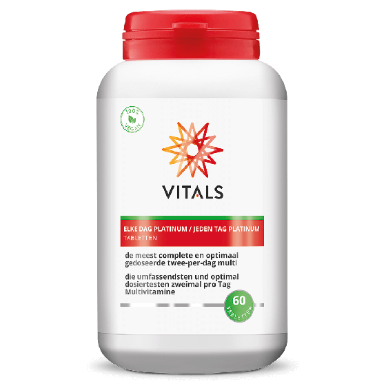 Vitals - Elke Dag Platinum -  60 Tabletten