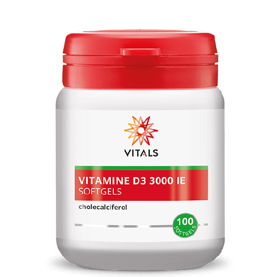 Vitals - Vitamine D3 3000 ie - 100 Softgels