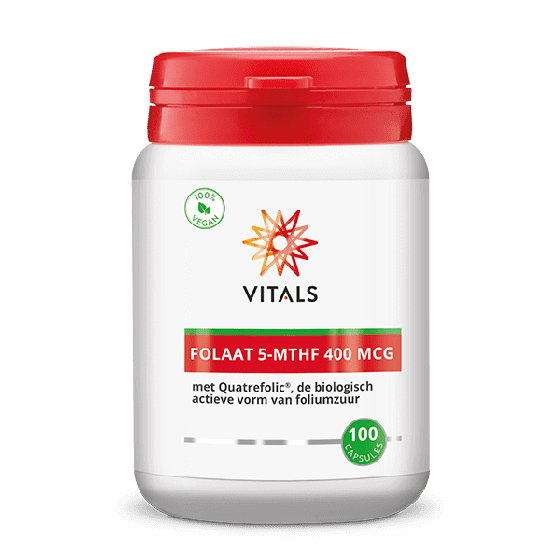 Vitals - Folaat 5-MTHF  - 100 capsules (400 mcg)