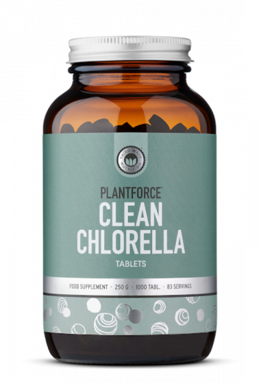 Plantforce - Clean Chlorella - 250g/1000 tabletten (250 mg)