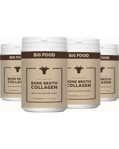 Big Food Beef Bone Broth Collagen – Voordeelbundel 3 + 1 Gratis
