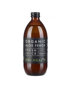 Kiki Health - Organic Aloe Ferox Juice – 100% Puur, Ongefilterd en Onverdund - 500ml