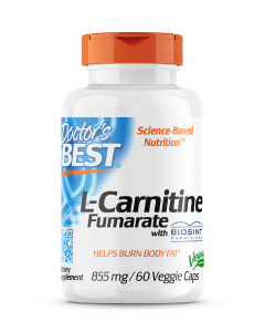 Doctor's Best - L-Carnitine Fumarate met Biosint Carnitines - 60 veggie caps (855mg)