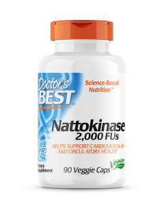 Doctor's Best - Nattokinase - 90 V-Caps (2,000 FU)