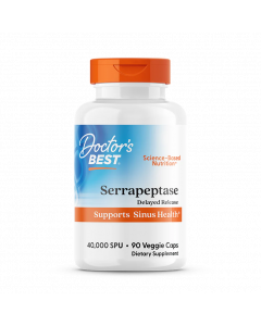 Doctor's Best - Serrapeptase - 40.000SPU - 90 v-caps.