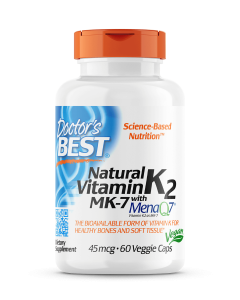 753950001985-Doctor's Best - Vitamine K2 - MenaQ7® - 60 V-Caps (45 mcg)