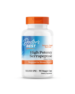 Doctor's Best - Serrapeptase - 120.000 SPU – 90 capsules