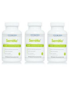 Arthur Andrew - Serretia (Serrapeptase)- 180 capsules (bundel van 3)