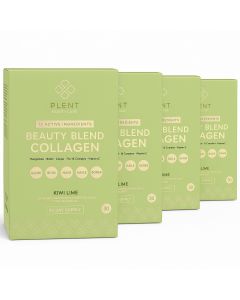 Plent Beauty Blend - Collageen - Kiwi Lime 4x30 sachets - 3+1 Gratis
