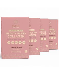 Plent Beauty Blend - Collageen - Pink Grapefruit - 4x30 sachets (3+1 gratis)