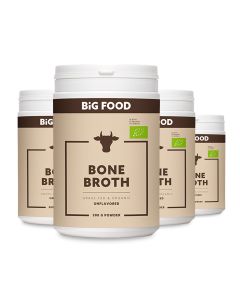 Big Food - Bio Beef Bone Broth - 3 +1  - Voordeelpakket Aanbieding