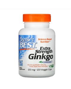 Doctor's Best - Extra Sterk Ginkgo - 120 V-Caps - OPRUIMING
