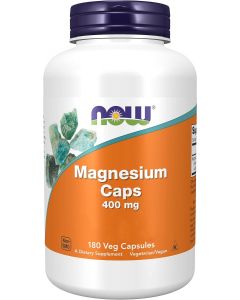 Now Foods - Magnesium, 400mg - 180 vcaps
