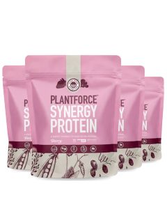Synergy Protein Berry - 4 x 40 porties - 3+1 GRATIS - Voordeelpakket Aanbieding - Plantforce