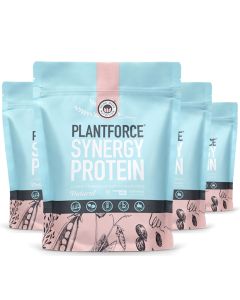 Plantforce - Synergy Protein Natural - 4 x 40 porties - 3+1 GRATIS - Voordeelpakket Aanbieding