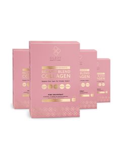 Plent Beauty Blend - Collageen - Pink Grapefruit - 4x30 sachets (3+1 gratis)
