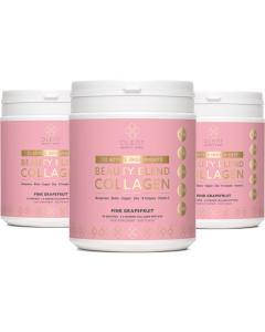 3x Plent Beauty Blend - Collageen - Pink Grapefruit - 40 doseringen