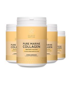 Pure Marine Collagen + Vitamin C – Citrus Lemonade – 3+1 Gratis Voordeelpakket - Plent