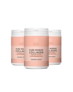 Plent Pure Marine Collagen Strawberry Lemonade 3x 300 g