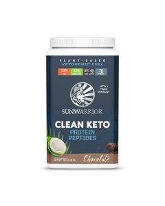 Sunwarrior - Clean Keto Proteine Peptides - Chocolade - 720 g