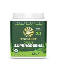 Sunwarrior - Bio Ormus Supergreens - Mint - 450 g