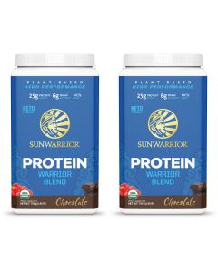 Sunwarrior - Warrior Blend Proteine - Chocolade - 2 x 750 g (voordeelpakket)