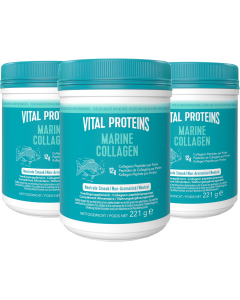 Vital Proteins - Marine Collageen - 3 x 221g Voordeelpakket