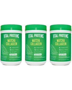 Vital Proteins - Matcha Collageen - 3 x 341g