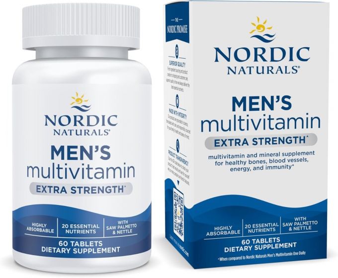 Nordic Naturals - Men's Multivitamin Extra Strength - 60 tablets