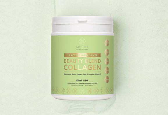 Plent Beauty Blend viscollageen kiwi lime poeder