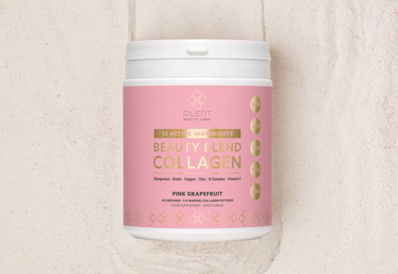 Plent Beauty Blend viscollageen pink grapefruit poeder