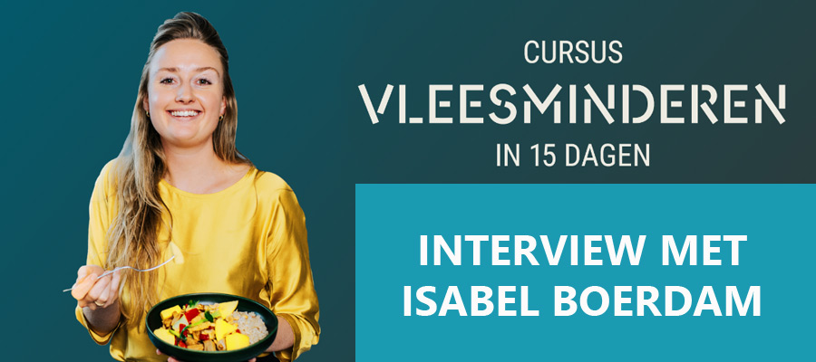 Cursus vleesminderen Isabel Boerdam - De Hippe vegetariër