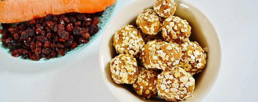 recept vegan raw carrot balls 