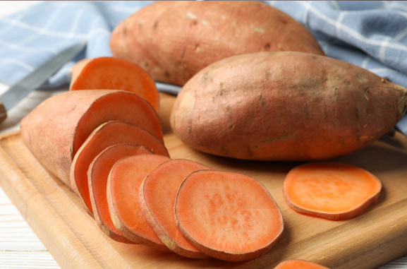 zoete aardappelpoeder